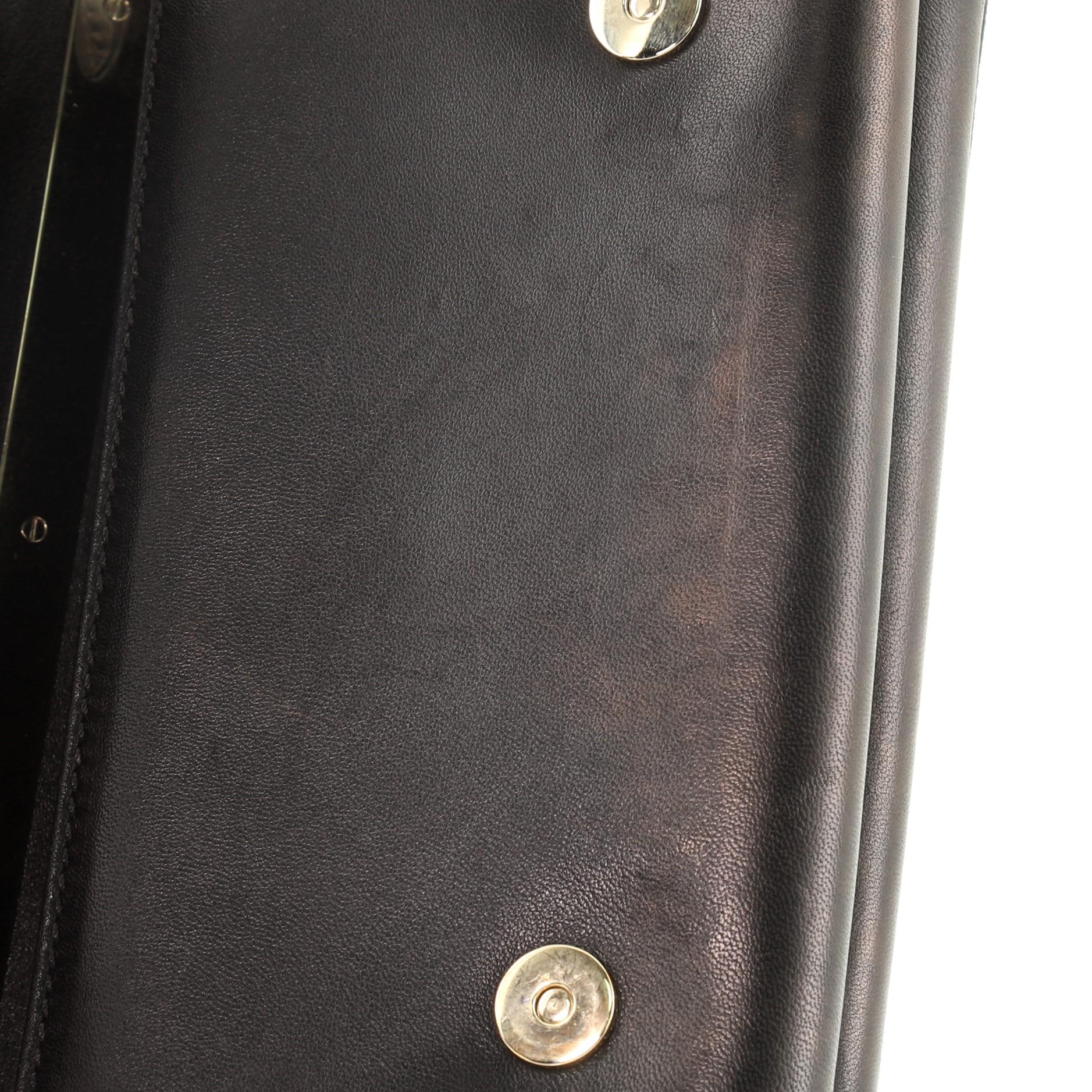 Valentino Va Va Voom Clutch Crystal Embellished Suede Medium 2
