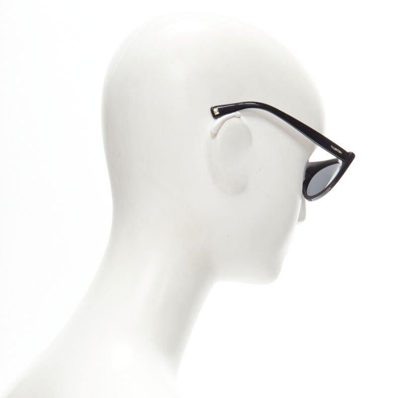 ENTINO VA4018 Sonnenbrille mit Nieten aus schwarzem Gold mit Nieten im Angebot 1