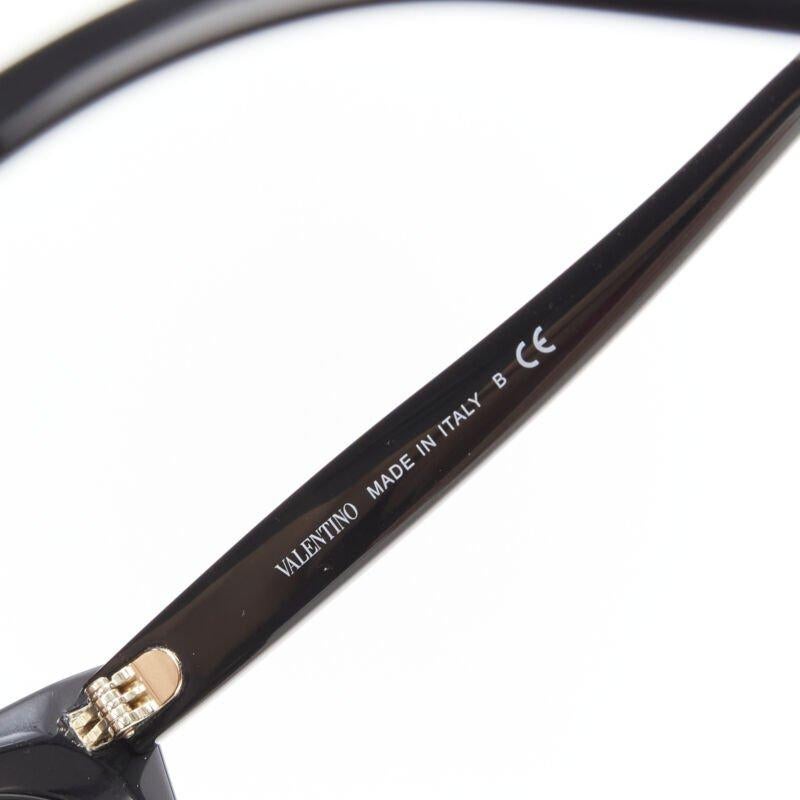 ENTINO VA4018 Sonnenbrille mit Nieten aus schwarzem Gold mit Nieten im Angebot 4