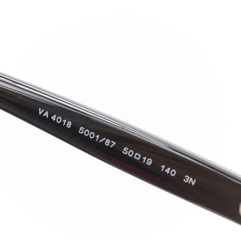 ENTINO VA4018 Sonnenbrille mit Nieten aus schwarzem Gold mit Nieten im Angebot 5