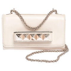 Valentino Vanille Leder Mini Va Va Voom Kette Clutch