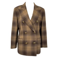 Valentino vintage brown check Jacket