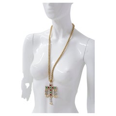 Valentino vintage chain necklace with stones