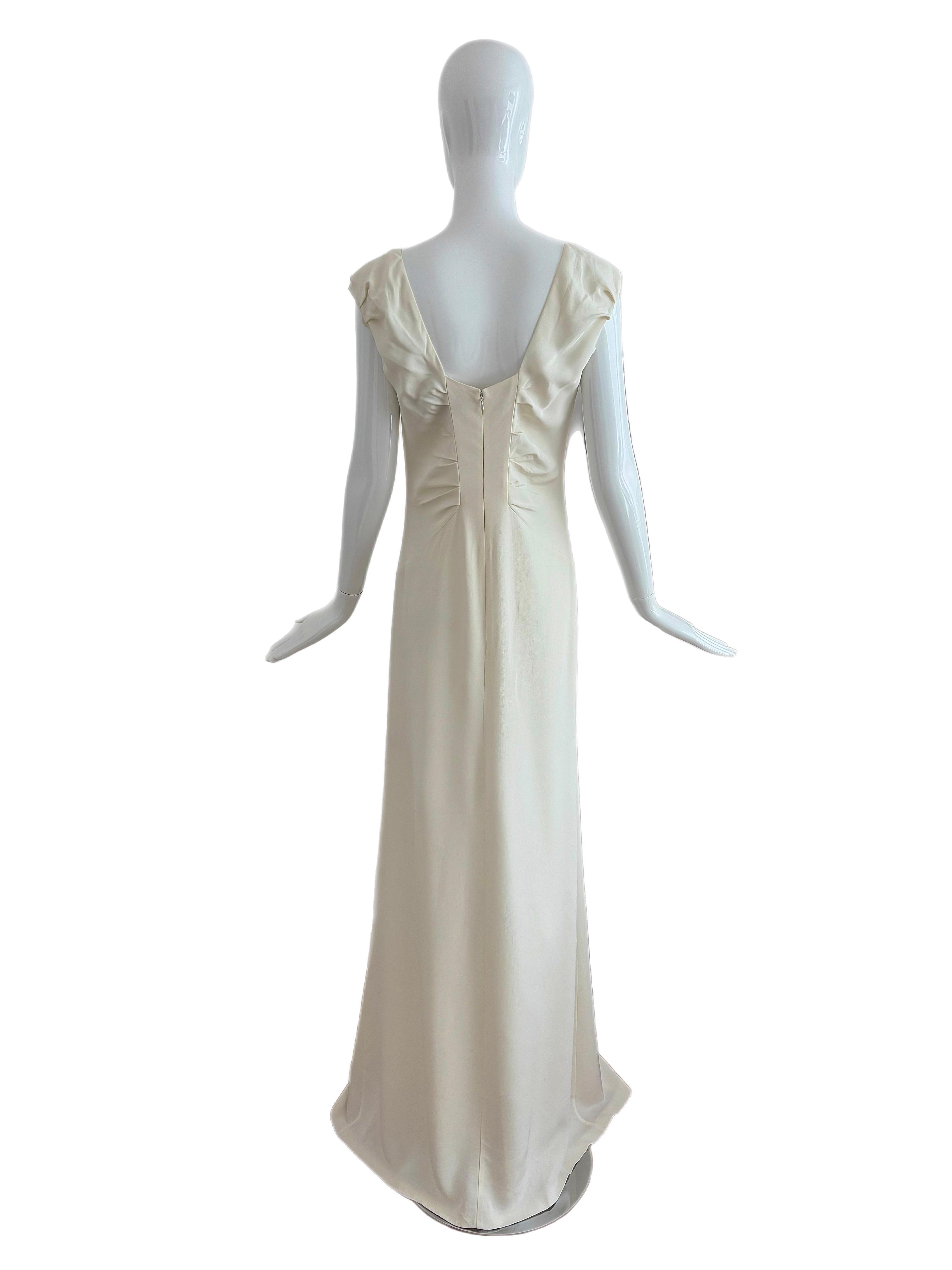Donna Abito da sposa vintage avorio Valentino