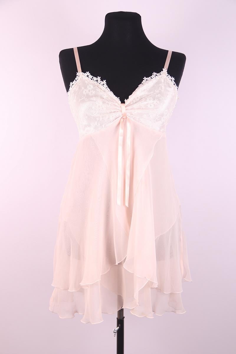 Rosa Top camicia da notte vintage Valentino in vendita