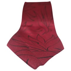 Valentino Vintage red silk tie