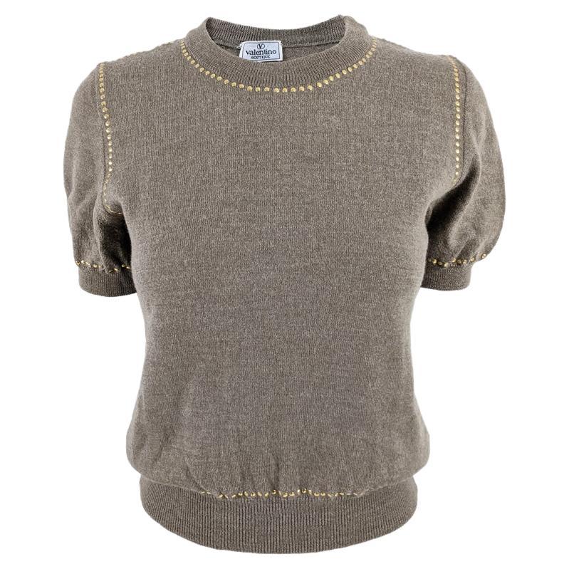 Kleding Gender-neutrale kleding volwassenen Sweaters 90s black knit top vintage wool pullover LAST CHANCE Valentino wool sweater 