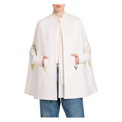 Valentino Virgin wool & cashmere White Cape