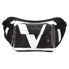 Valentino VLogo Belt Bag Printed Leather