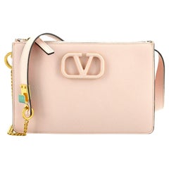 Valentino VLogo Crossbody Bag Leather