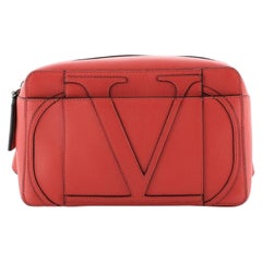 Valentino VLogo Front Pocket Belt Bag Leather
