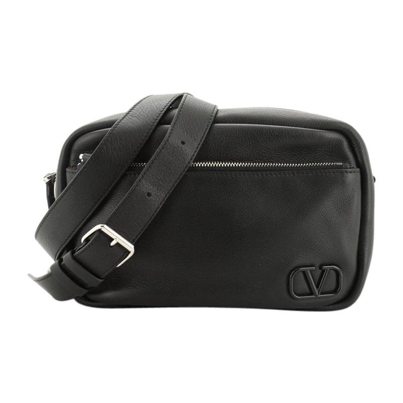 Valentino VLogo Shoulder Bag Leather Medium 