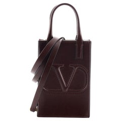 Valentino VLogo Walk Smartphone Bag Leather