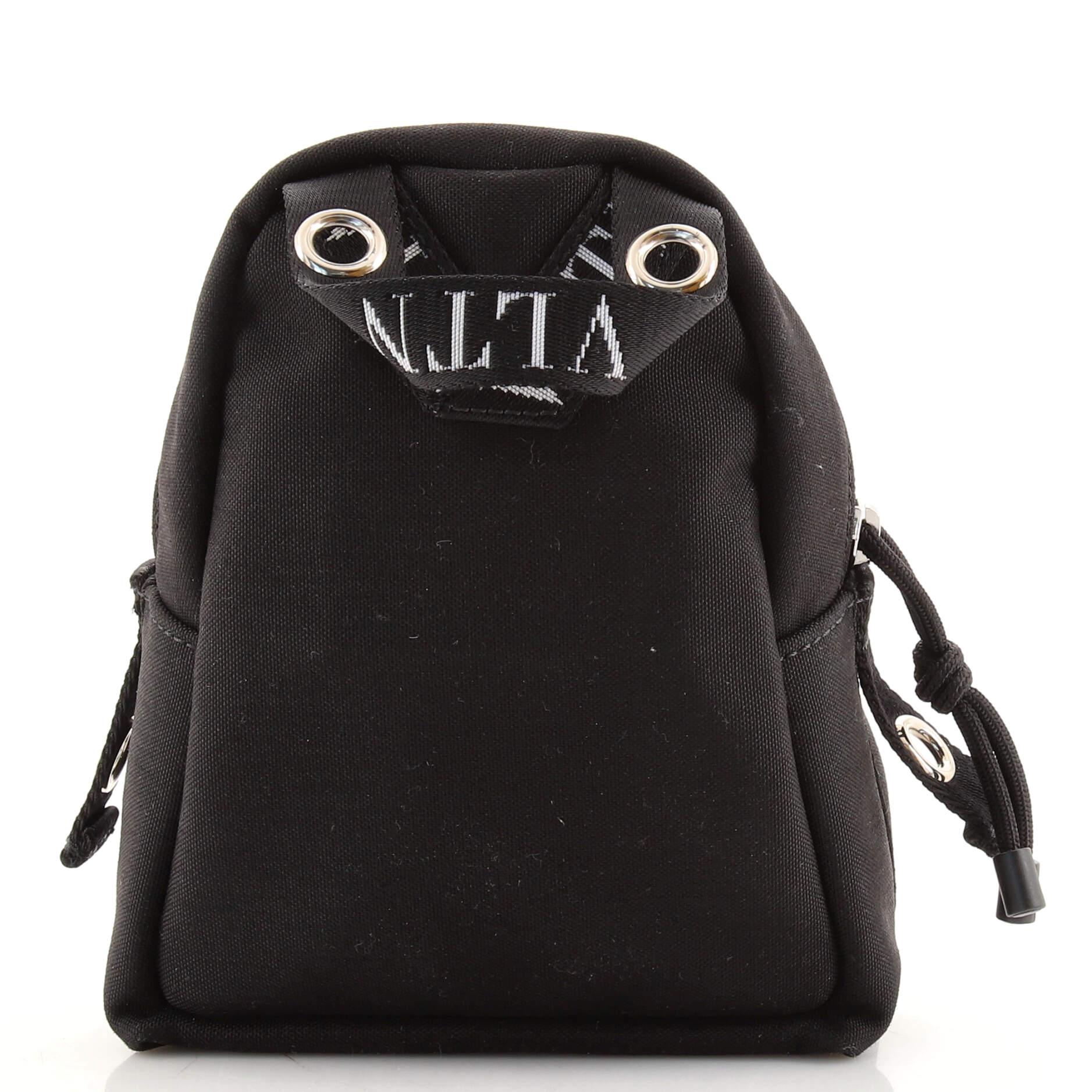 Valentino VLTN Backpack Nylon Mini In Good Condition In NY, NY
