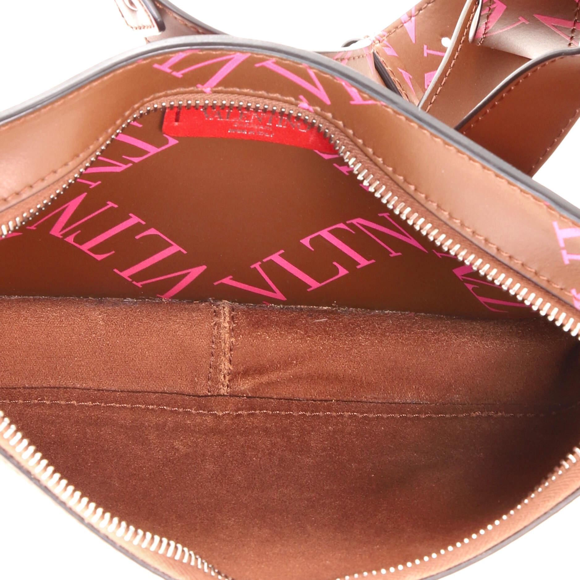 Valentino VLTN Belt Bag Grid Print Leather 1