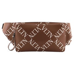 Valentino VLTN Belt Bag Grid Print Leather