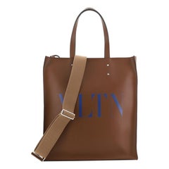 Valentino VLTN Convertible Rockstud Tote Printed Leather Tall