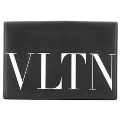 Valentino VLTN Flap Clutch Leather