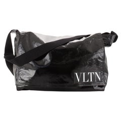 Valentino VLTN - Sac à rabat en toile enduite - Large