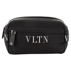 Valentino VLTN Front Pocket Waist Bag Printed Nylon