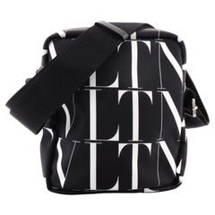 Valentino VLTN Logo Camera Bag Printed Nylon