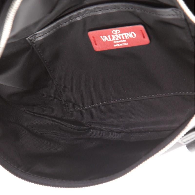 Black Valentino VLTN Ribbon Waist Bag Nylon