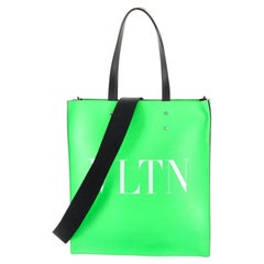 Valentino VLTN Rockstud Shopping Tote Printed Leather Tall