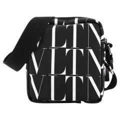 Valentino VLTN Times Crossbody Bag Printed Nylon Small