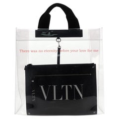 Valentino VLTN Tote PVC and Leather Large