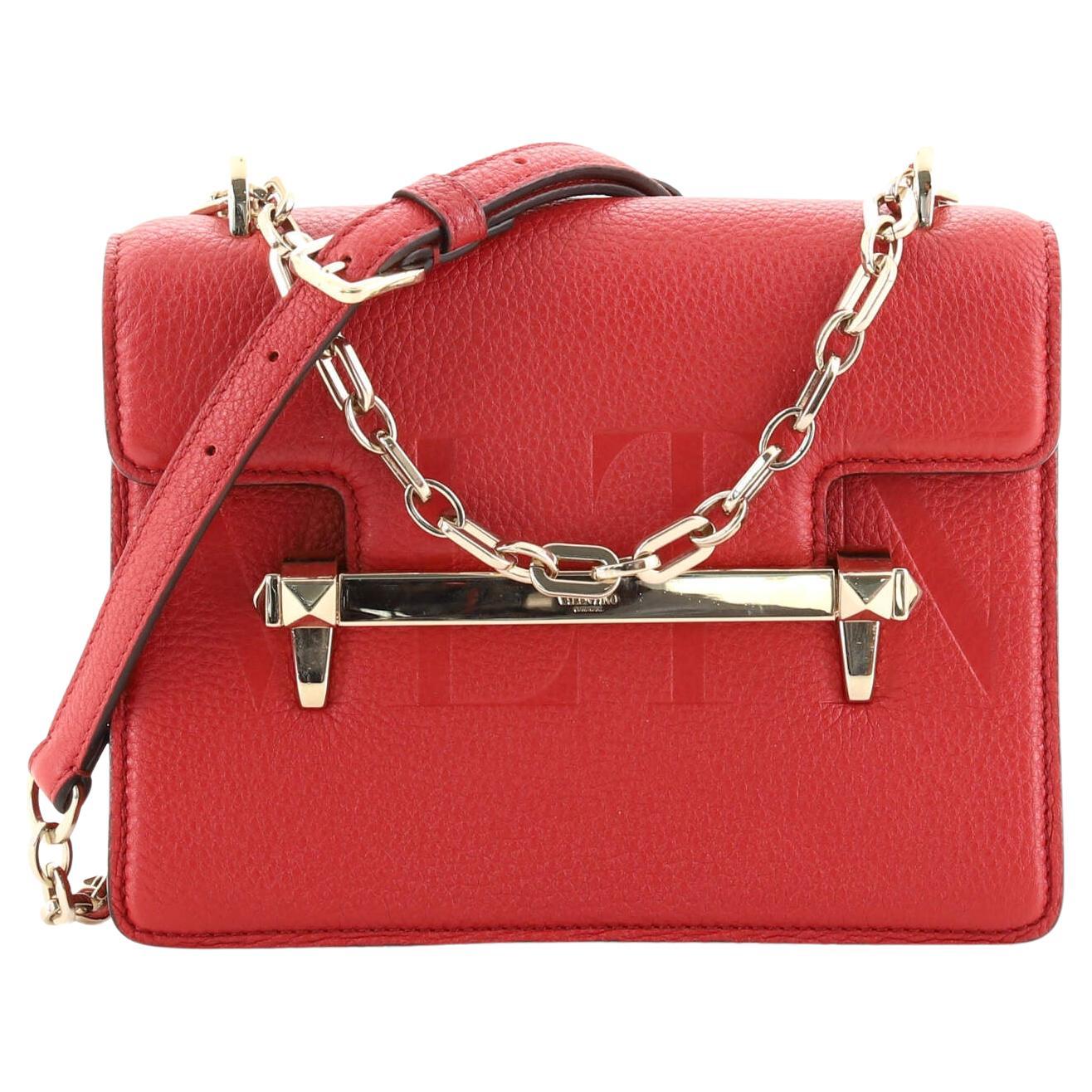 Valentino VLTN Uptown Shoulder Bag Leather Small