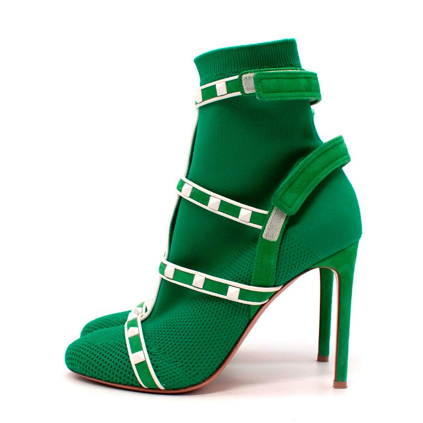 valentino green boots