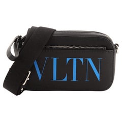 Valentino VLTN Zip Crossbody Bag Printed Leather