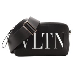 Valentino VLTN Zip Crossbody Bag Printed Leather