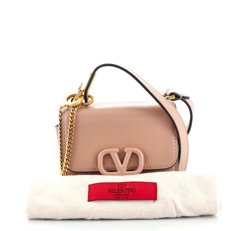 Valentino VSling Shoulder Bag Leather Micro at 1stDibs  valentino v sling  cross body bag, valentino vsling micro, valentino micro vsling bag