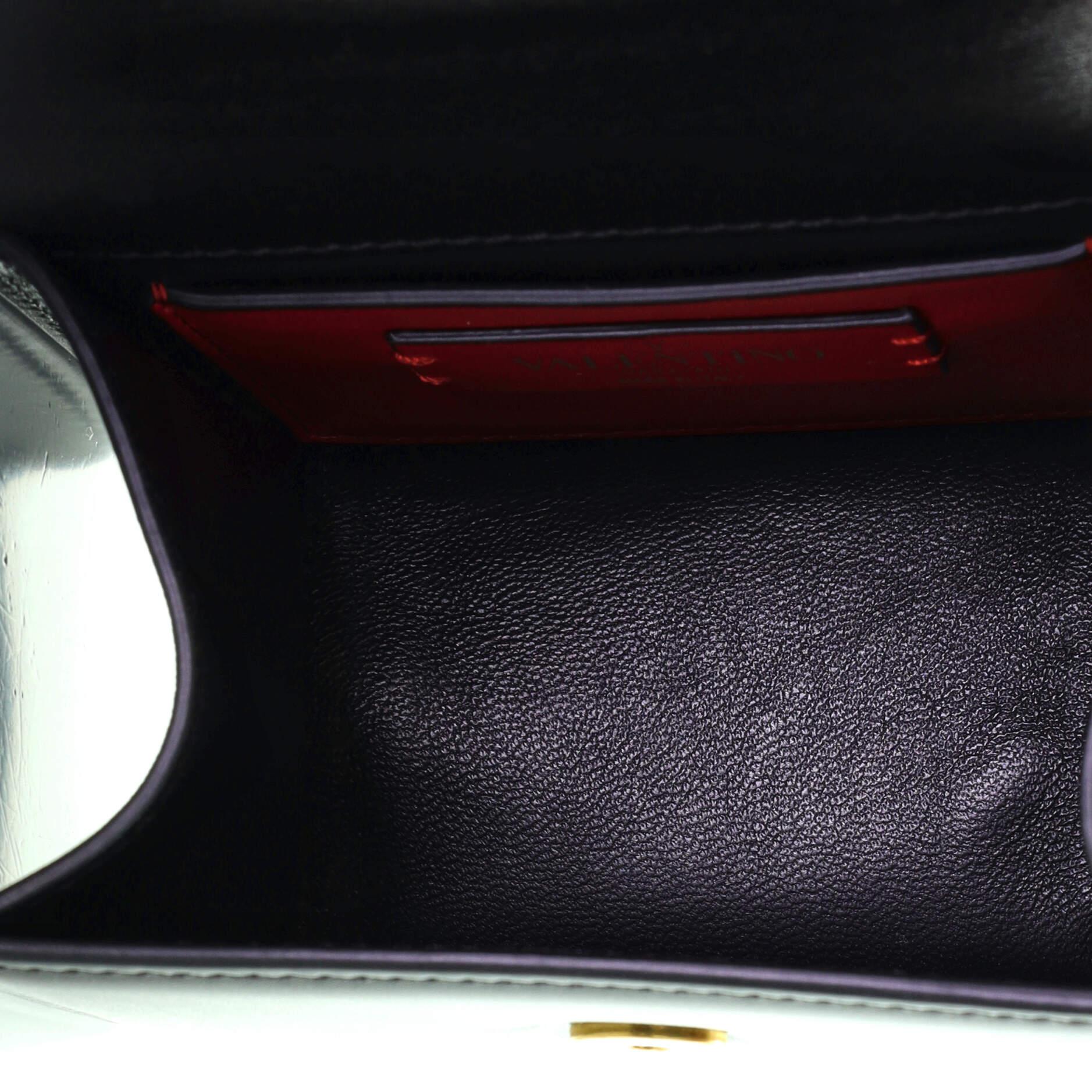 Black Valentino VSling Shoulder Bag Leather Micro