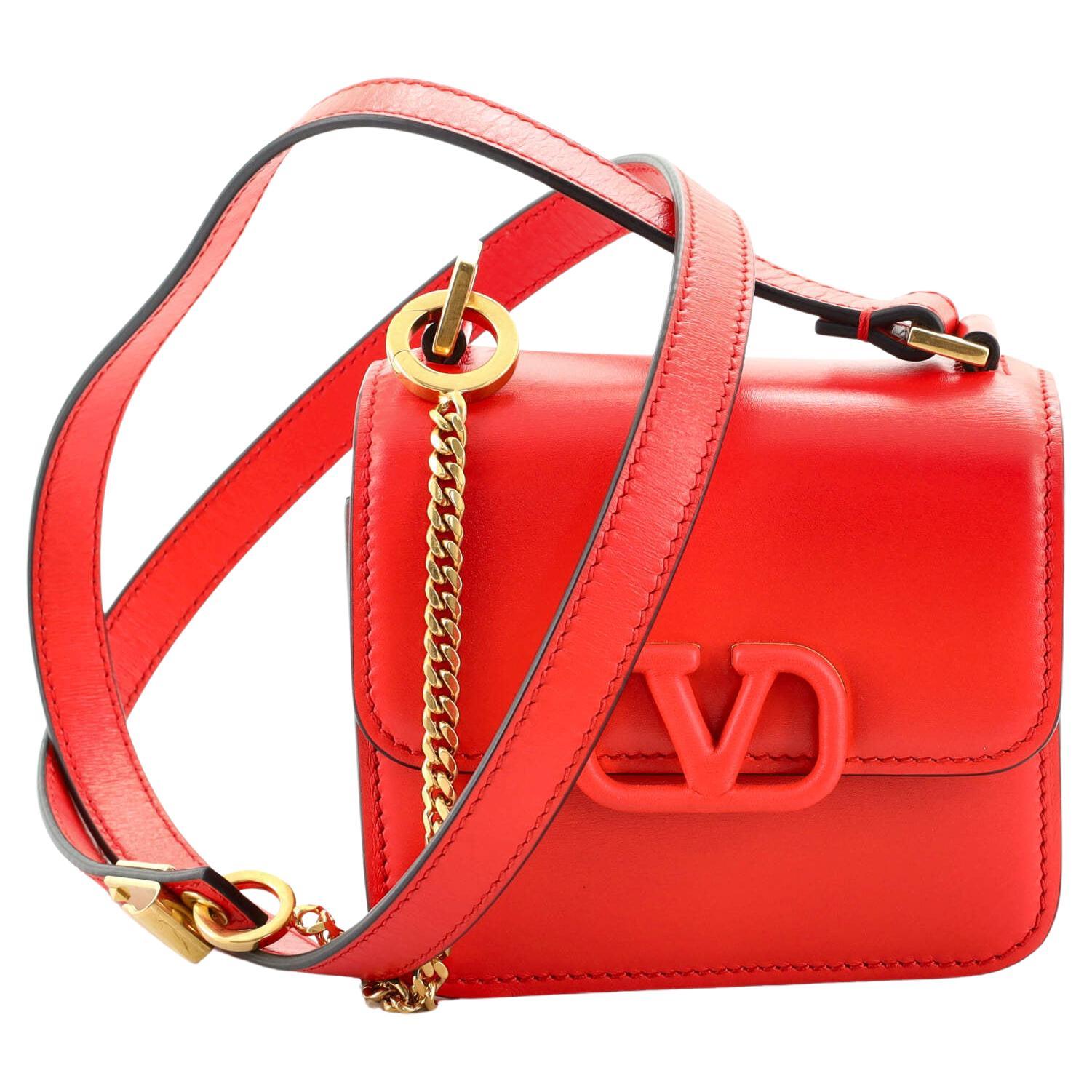 Valentino VSling Shoulder Bag Leather Micro