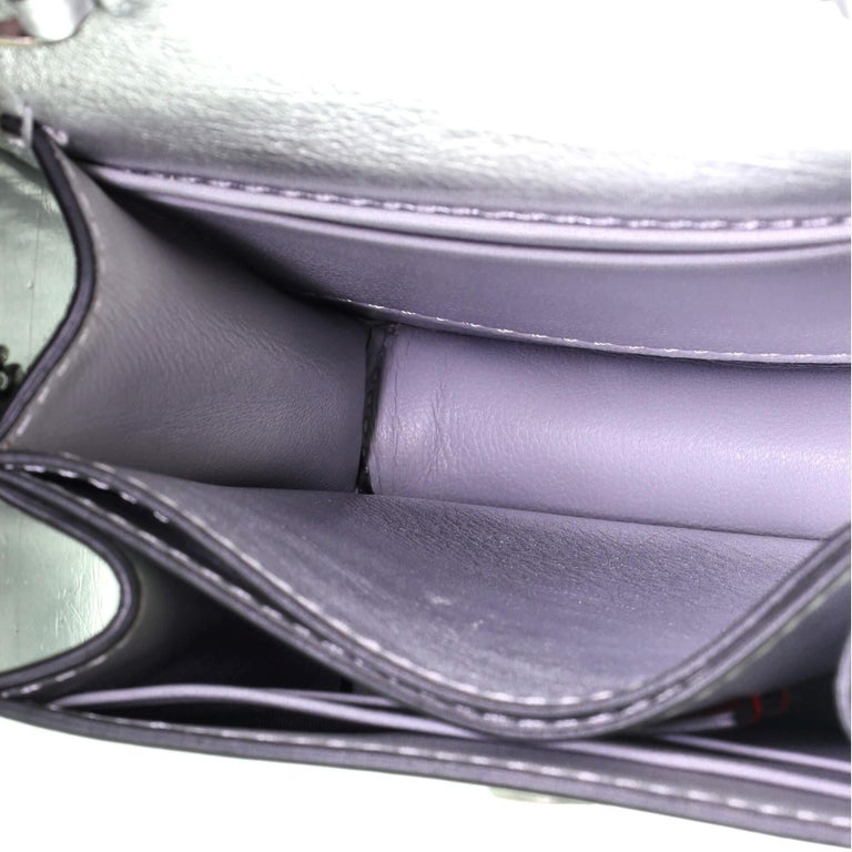 Valentino VSling Wallet on Chain Leather Compact at 1stDibs