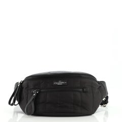 Valentino Waist Bag Quilted Nylon with Leather