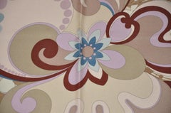 Valentino "Whimsical Swirls & Bursting Florals" Silk Scarf