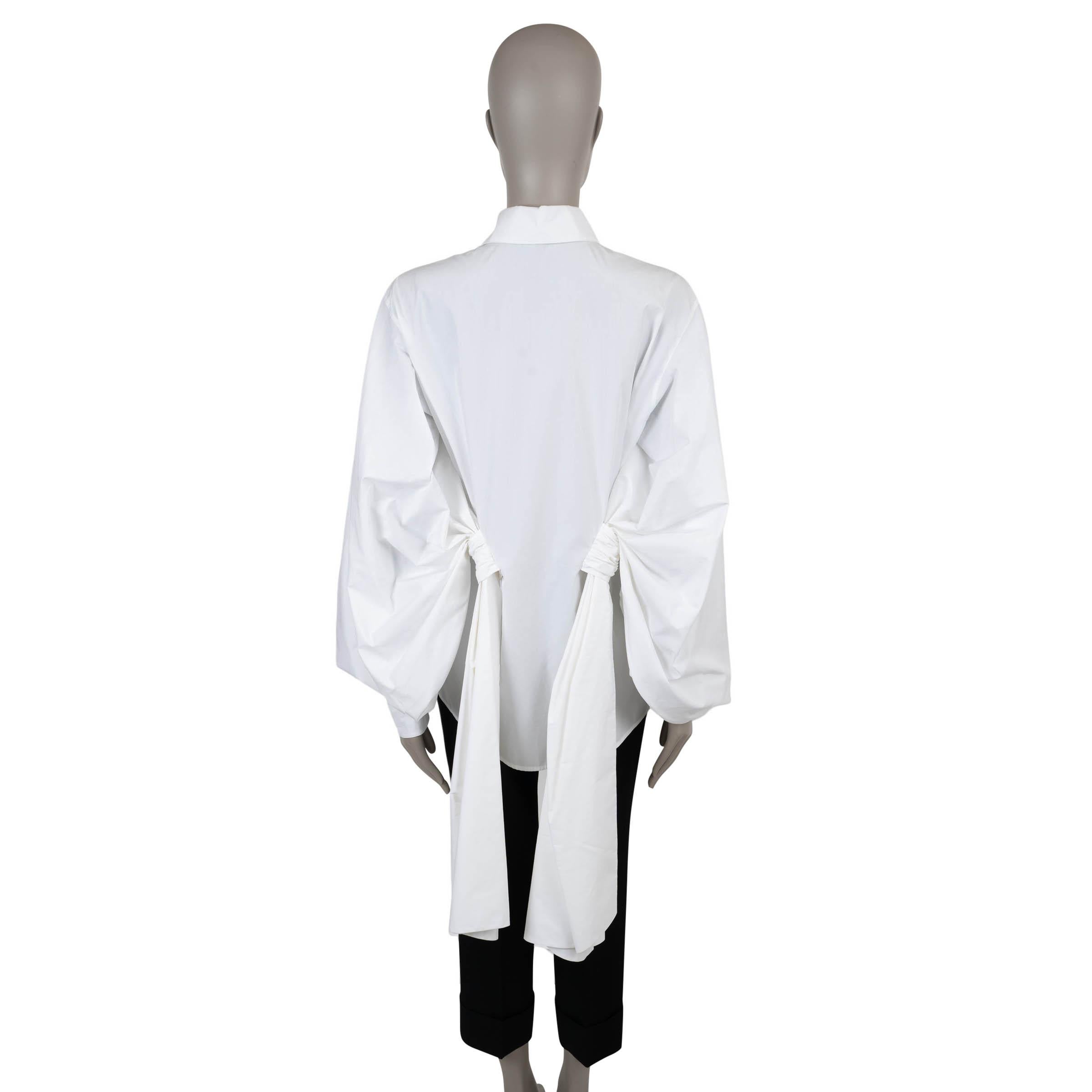 Grigio S.S. White in cotone 2020, camicia POPLIN con cappuccio sul retro, S.S. in vendita