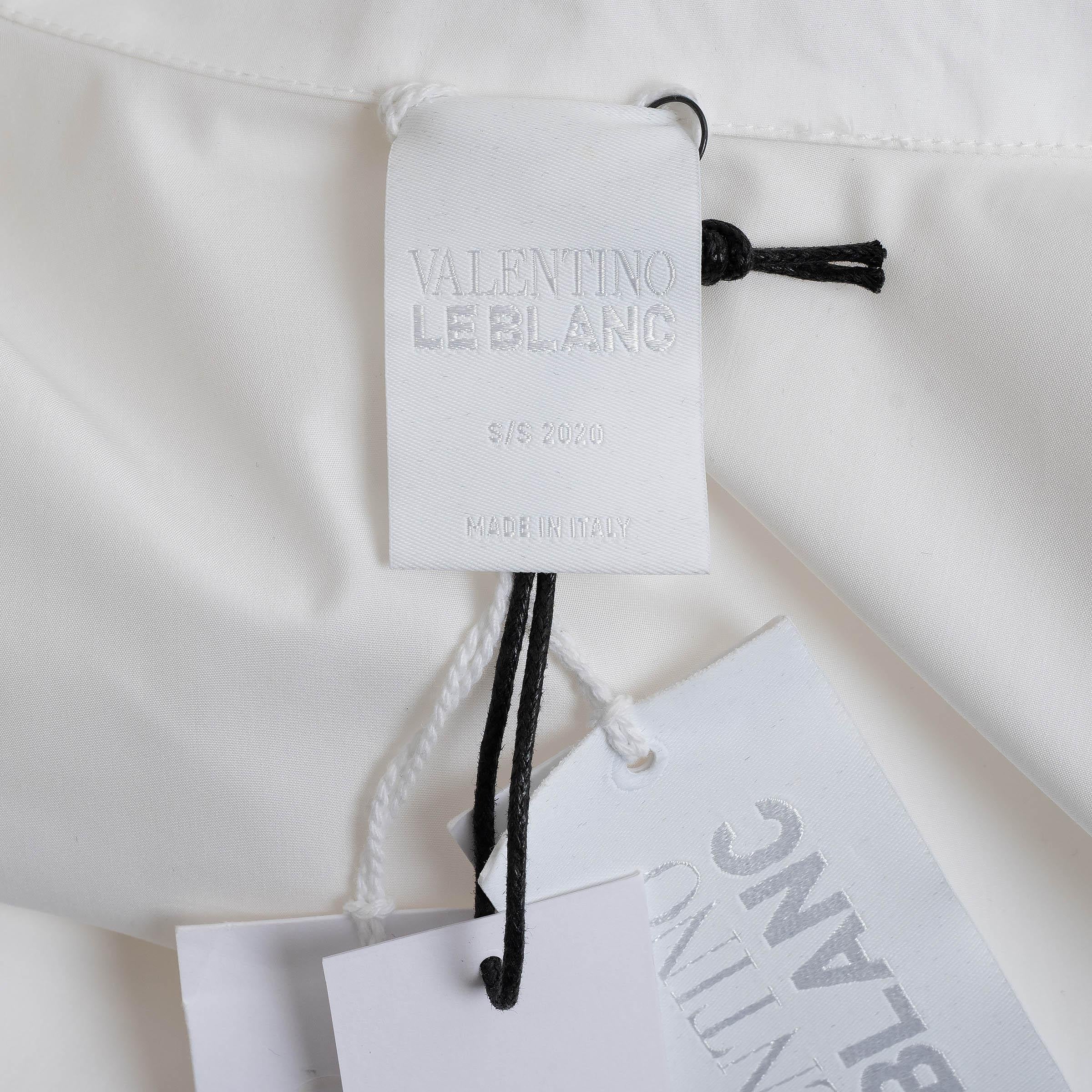 S.S. White in cotone 2020, camicia POPLIN con cappuccio sul retro, S.S. in vendita 2