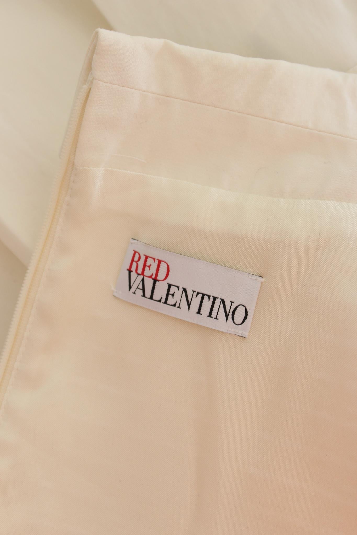 Valentino White Cotton Sheath Dress 2000s For Sale 1