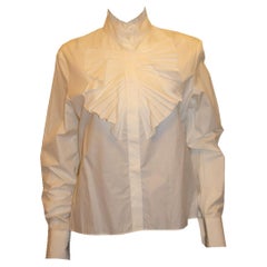 Valentino White Cotton Shirt