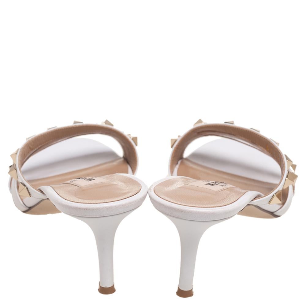 valentino sandals white
