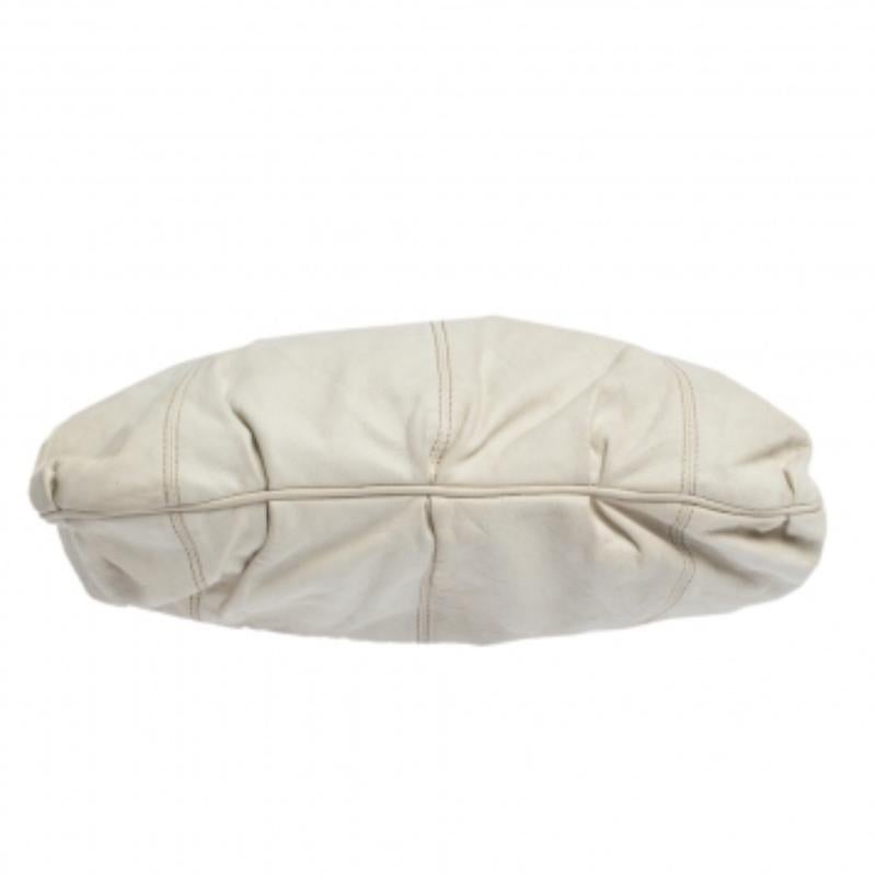 Hobo di Valentino in pelle bianca con manico intrecciato in vendita 5