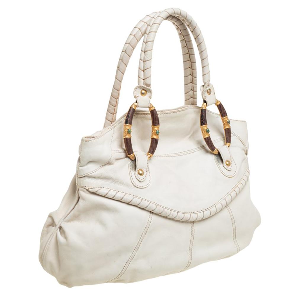 valentino white leather bag