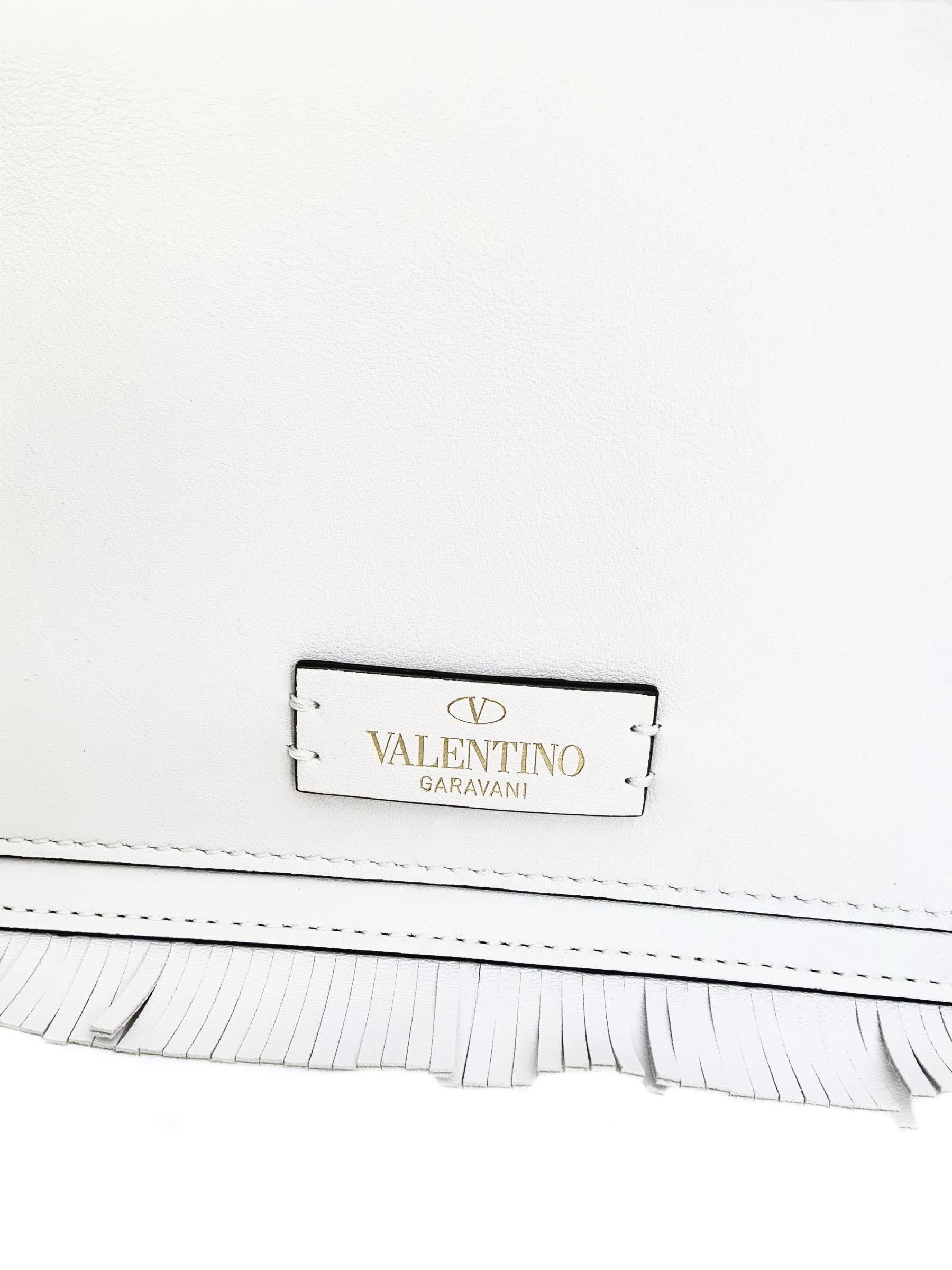 Valentino White Leather 