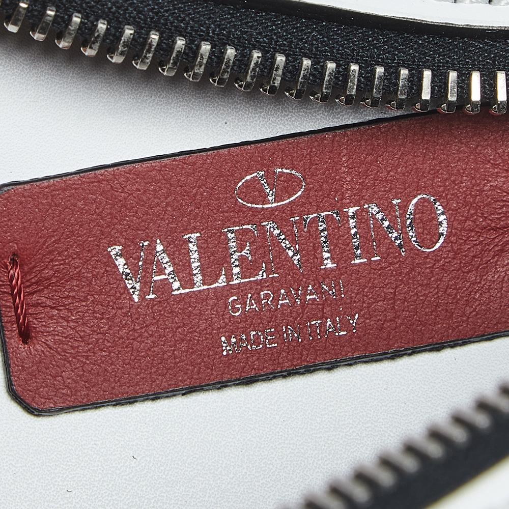 Valentino White Leather VLTN Belt Bag 5