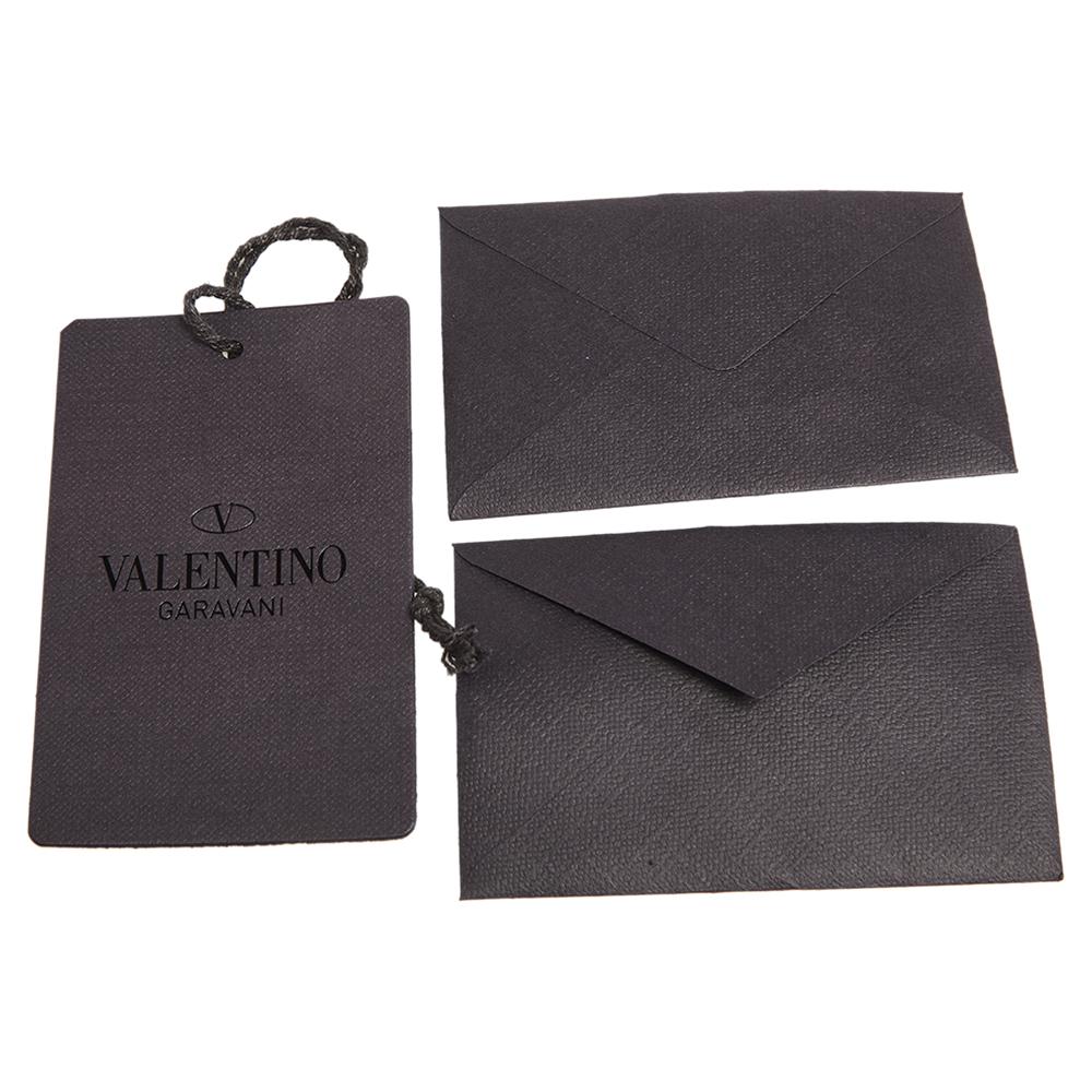 Valentino White Leather VLTN Belt Bag 6