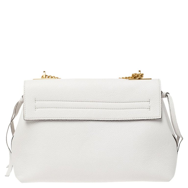 Valentino White Leather Vring Shoulder Bag at 1stDibs valentino white bag